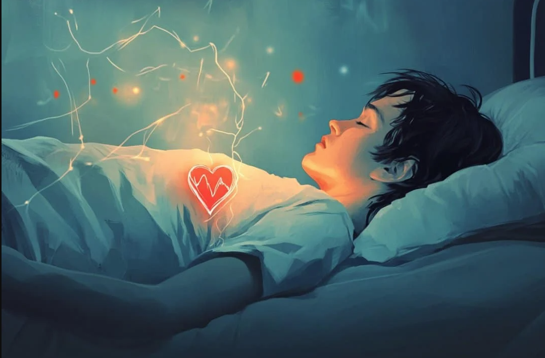Sleep deprivation & Unhealthy sleep for 3 nights can lead to heart disease.